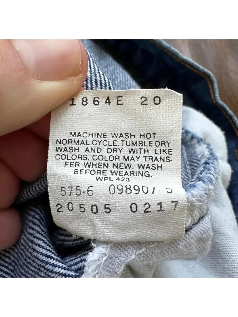 VTG Levis 505 Jeans 42x30 Orange Tab 90s 80s Made in USA 501 Tag Act 40x28